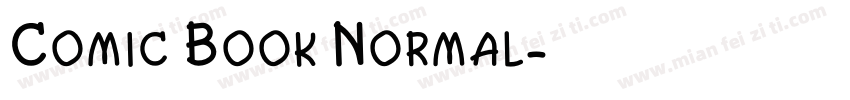 Comic Book Normal字体转换